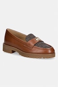 MICHAEL Michael Kors mokasini ženski Jaelyn Lug Loafer rjavi 40T6JLFP2L.227