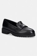 MICHAEL Michael Kors loaferji ženski usnjeni Jaelyn Lug Loafer črni 40T6JLFP1L.001