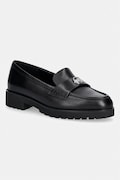 MICHAEL Michael Kors loaferji ženski usnjeni Jaelyn Lug Loafer črni 40T6JLFP1L.001