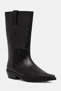 MICHAEL Michael Kors kotníkové boty dámské kožené Farren Flat Boot černé 40T6FRMB5L.001