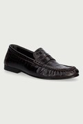 Posa loafersy damskie skórzane Penny Loafer bordowe PW43.501