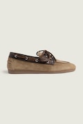Posa mokasíny dámske semišové Boat Loafer hnedé PW257.2023