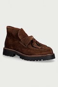 Posa členkové čižmy dámske semišové Aosta Tassel Boot hnedé PW239.201