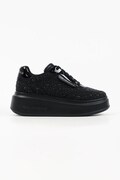 Karl Lagerfeld Anakapri sneakersy damskie czarne na platformie KL63523