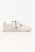 Karl Lagerfeld Kandidate sneakersy damskie skórzane beżowe KL63821