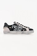 Karl Lagerfeld Skool sneakersy damskie skórzane czarne KL60116S