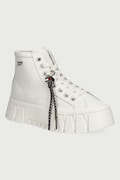 Tommy Jeans TJW PLATFORM SNEAKER LEATHER MC tenisice za žene od kože bijele visoke EN0EN03133
