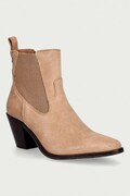 Tommy Hilfiger ženski semišasti gležnjarji SUEDE WESTERN CHELSEA BOOT bež FW0FW09581
