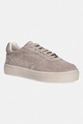 Furla Allegra Lace-Up sneakersy damskie zamszowe brązowe YM53ALG BX0579 4892S