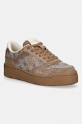 Guess MIRAM16 sneakersy damskie brązowe na platformie FLTM16 FAL12