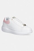 Guess FIREUP sneakers Γυναικεία δερμάτινα λευκά Στην πλατφόρμα FLTFRE LEA12