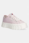 Tommy Jeans TJ PLATFORM SNEAKER tenisówki damskie różowe EN0EN03098