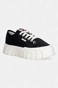 Tommy Jeans TJ PLATFORM SNEAKER ZEBRA sneakersy damskie czarne EN0EN03070
