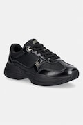 Tommy Hilfiger MODERN RUNNER SHINY LEATHER sneakers Γυναικεία μαύρα FW0FW09413