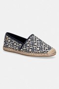 Tommy Hilfiger espadryle damskie TH MONOGRAM JACQUARD ESPADRILLE granatowe FW0FW09501