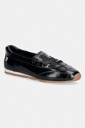 Tommy Hilfiger baleriny skórzane BELLA BALLET SNEAKER czarne FW0FW09449