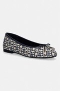 Tommy Hilfiger baleriny TH CHARM JACQUARD BALLERINA granatowe FW0FW09504