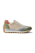 Lauren Ralph Lauren Dani Perf sneakers γυναικεία σουέτ μπεζ 802P15840005