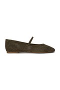 Lauren Ralph Lauren balerinke od kože Jayna Mj zelene 802P12019004