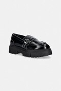 Calvin Klein mokasyny dziecięce czarne na platformie V4A4-83429
