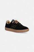 Elisabetta Franchi sneakersy dziecięce zamszowe czarne F4A9-E0665
