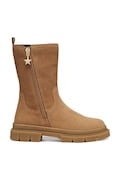 Geox kotníkové boty dětské semišové KARSYN hnědé J663JC.00022