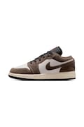 Jordan Air Jordan 1 Low sneakers boty dětské kožené hnědé 553560