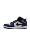 Jordan Jordan 1 Mid sneakersy dziecięce skórzane czarne DQ8424