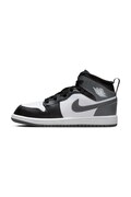 Jordan Jordan 1 Mid sneakersy dziecięce skórzane czarne DQ8424