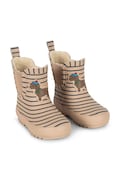 Konges Sløjd kalosze dziecięce ROI PRINTED RAIN BOOT beżowe KS105766