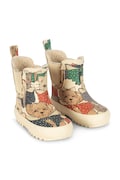 Konges Sløjd kalosze dziecięce ROI PRINTED RAIN BOOT multicolor KS105766