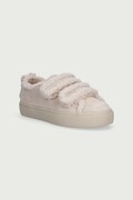 Inuikii SHEARLING LOW VELCRO PASTELLE sneakers detské semišové béžové 3001.001.0091