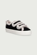 Inuikii SHEARLING LOW VELCRO sneakersy dziecięce zamszowe czarne 3001.001.0051