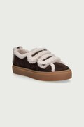 Inuikii SHEARLING LOW VELCRO sneakersy dziecięce zamszowe brązowe 3001.001.0051