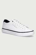 Tommy Hilfiger TH HI VULC CORE LOW LEATHER teniși pentru bărbați albi FM0FM05739