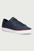 Tommy Hilfiger TH HI VULC CORE LOW LEATHER πάνινα sneakers Ανδρικά σκούρα μπλε FM0FM05739