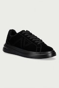Guess ELBA sneakersy męskie zamszowe czarne FMFEAL LEM12