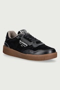 AllSaints Regan Low Top sneakersy męskie zamszowe czarne M031FF