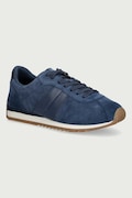 Michael Kors Rhodes Stripe Trainer sneakers da donna in scamoscio blu navy 42F6RHFS1S.406