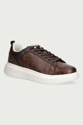 Liu Jo BIG 05 sneakersy męskie skórzane brązowe 7G6011EX363S3168