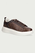 Liu Jo BIG 05 sneakersy męskie skórzane brązowe 7G6011EX363S3168