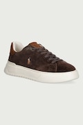Polo Ralph Lauren Rlite Court tenisice za muškarce od brušene kože smeđe 809P15729001