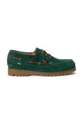Polo Ralph Lauren mokasinke za muškarce od brušene kože Ranger Deck zelene 812P15866002