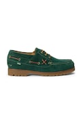 Polo Ralph Lauren mokasinke za muškarce od brušene kože Ranger Deck zelene 812P15866002