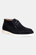 BOSS stivaletti da uomo in scamoscio Sienne blu navy 50548119.401
