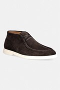BOSS stivaletti da uomo in scamoscio Sienne marrone 50548119.201