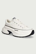 Converse Run Star Crush OX πάνινα sneakers χαμηλά με πλατφόρμα λευκά A19266C