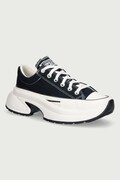 Converse Run Star Crush OX πάνινα sneakers χαμηλά με πλατφόρμα μαύρα A18465C