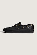 Vans 2-Eyelet Boat Shoe tenisky kožené čierne nízke VN000Z11CJK1