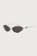 Balenciaga okulary przeciwsłoneczne damskie srebrne BB0536S